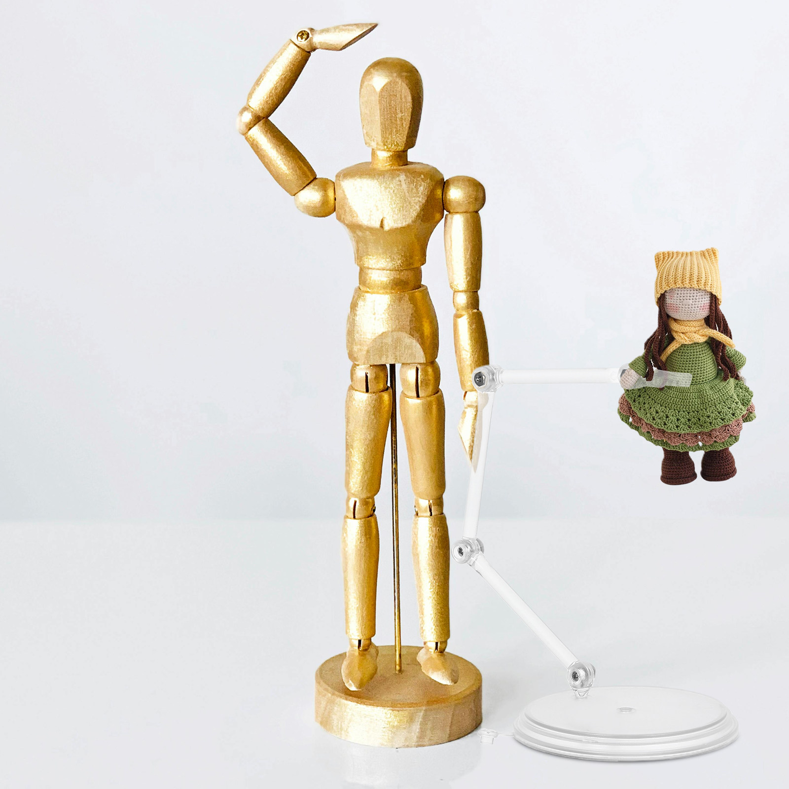 3 soportes transparentes y aju - Action Figure Stand reseña y precio
