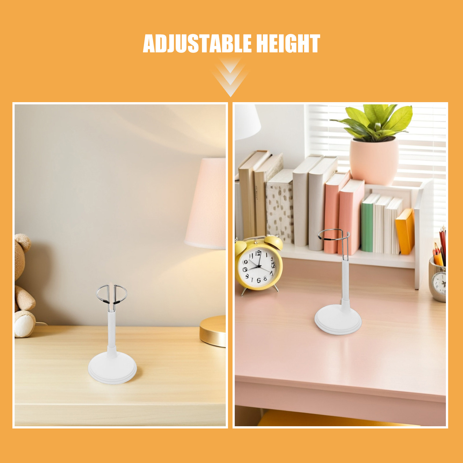 5 soportes ajustables blancos  - Action Figure Stand reseña y precio