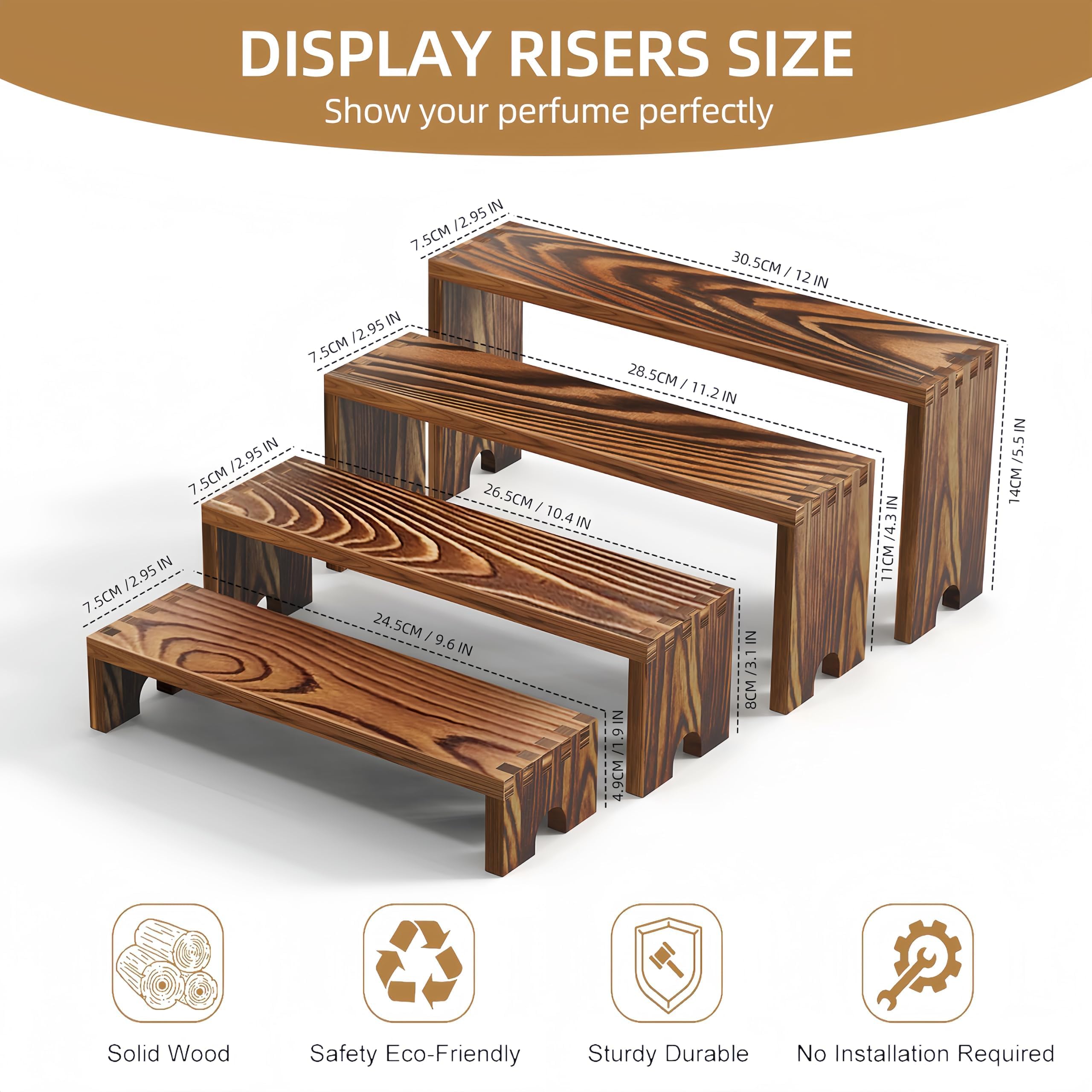 2 Soportes de Madera de Nivele - Display Risers Set reseña y precio