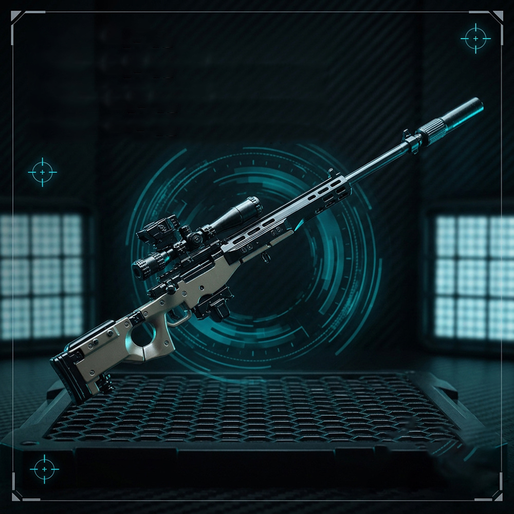 Réplica de rifle de francotira - Action Figure Stand reseña y precio